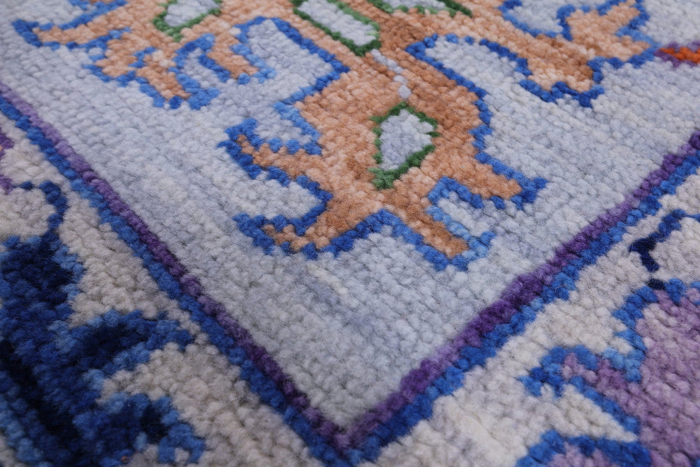 Turkish Oushak Hand Knotted Wool Rug 10' 4" X 14' 1" - Q13557