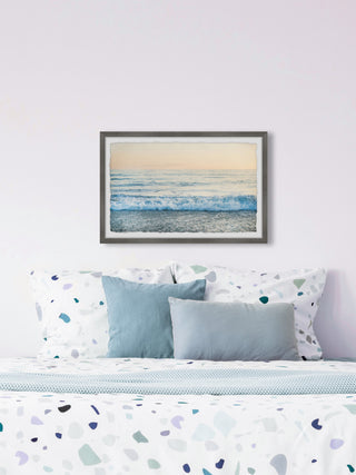 "Watching the Waves" Framed Painting Print, 12x8