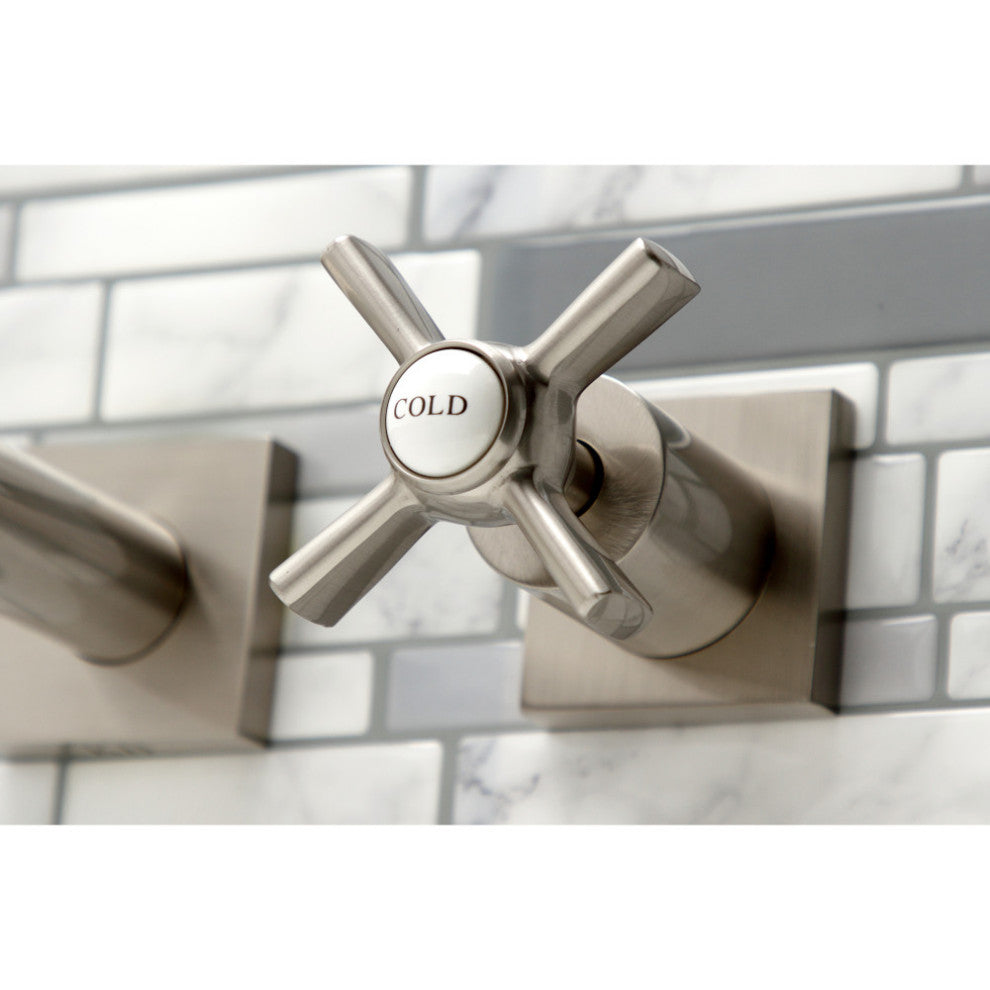 KS6048ZX Wall Mount Tub Faucet, Brushed Nickel
