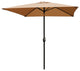 Davee Furniture 6.5 Ft Orange Market/Patio Umbrella with Tilt and Crank, Tan