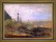 George Inness Monte Lucia Perugia Framed Premium Canvas Print, 18"x27"