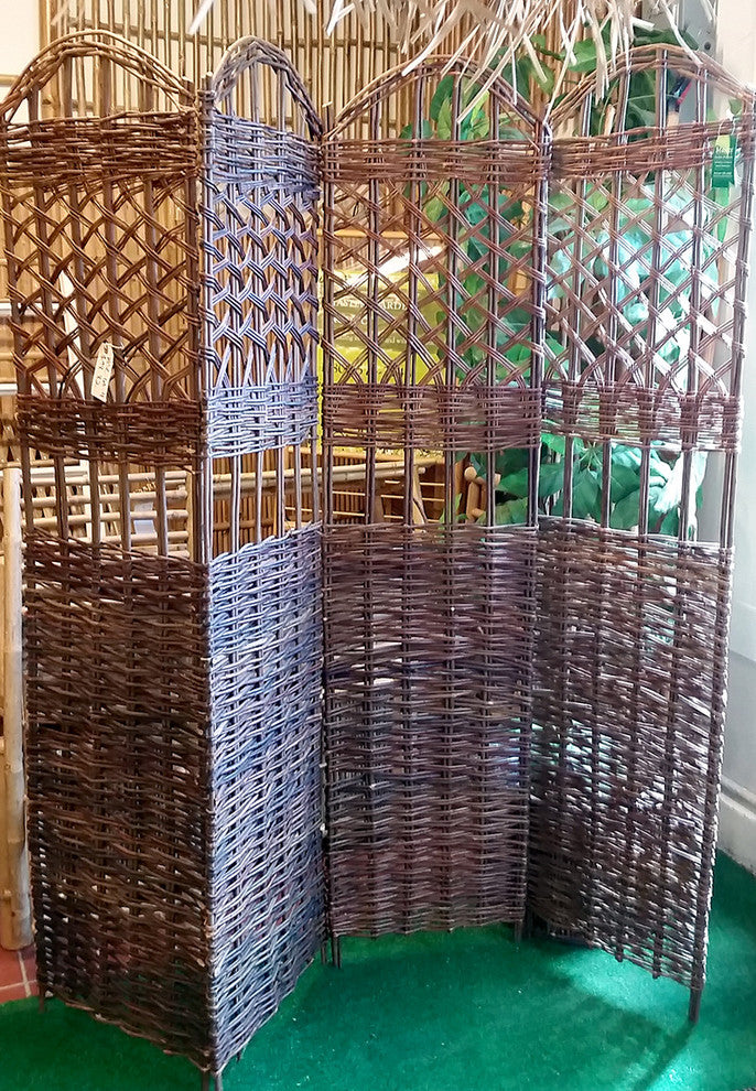 Willow Screen, 4 Panel Divider, 72" W x 60"H