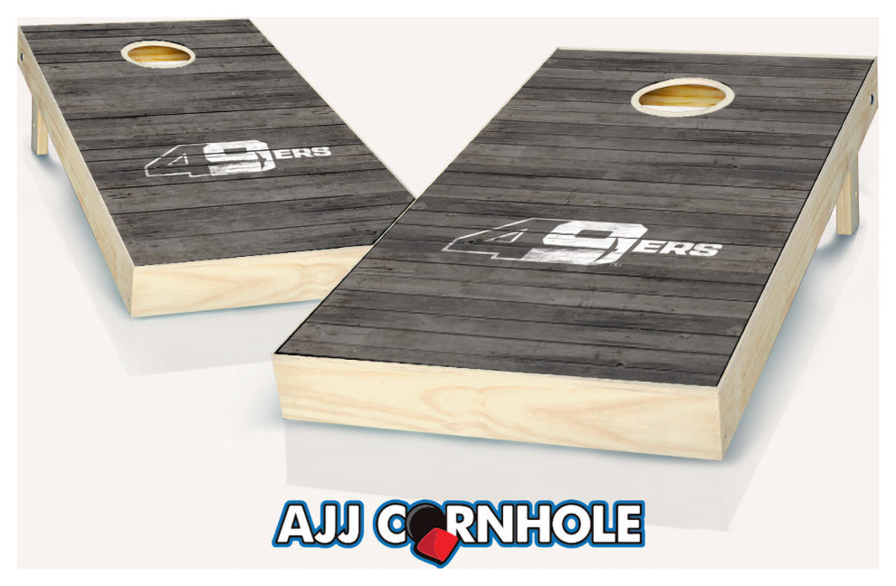 UNC Charlotte Distressed Cornhole Set