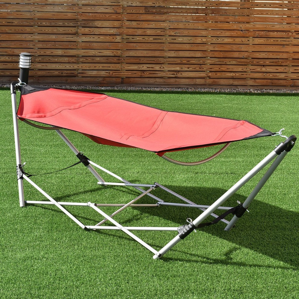 Modern Portable Folding Steel Frame Hammock With Bag