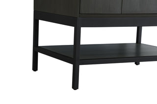 Home Living 32" Single Bathroom Vanity, Mocha Brown