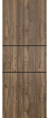 Slab Barn Door Panel 32 x 80 | Planum 0014 Walnut with  | Sturdy Finished