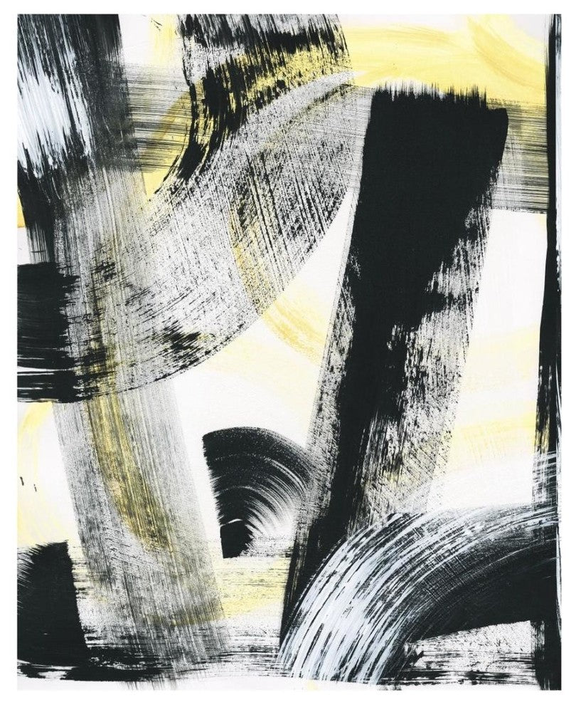 "LPs in 33 II Light Yellow" Digital Paper Print by Sue Schlabach, 18"x22"