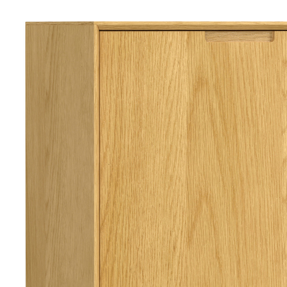 Banting 3 Door Sideboard Buffet, Natural Oak