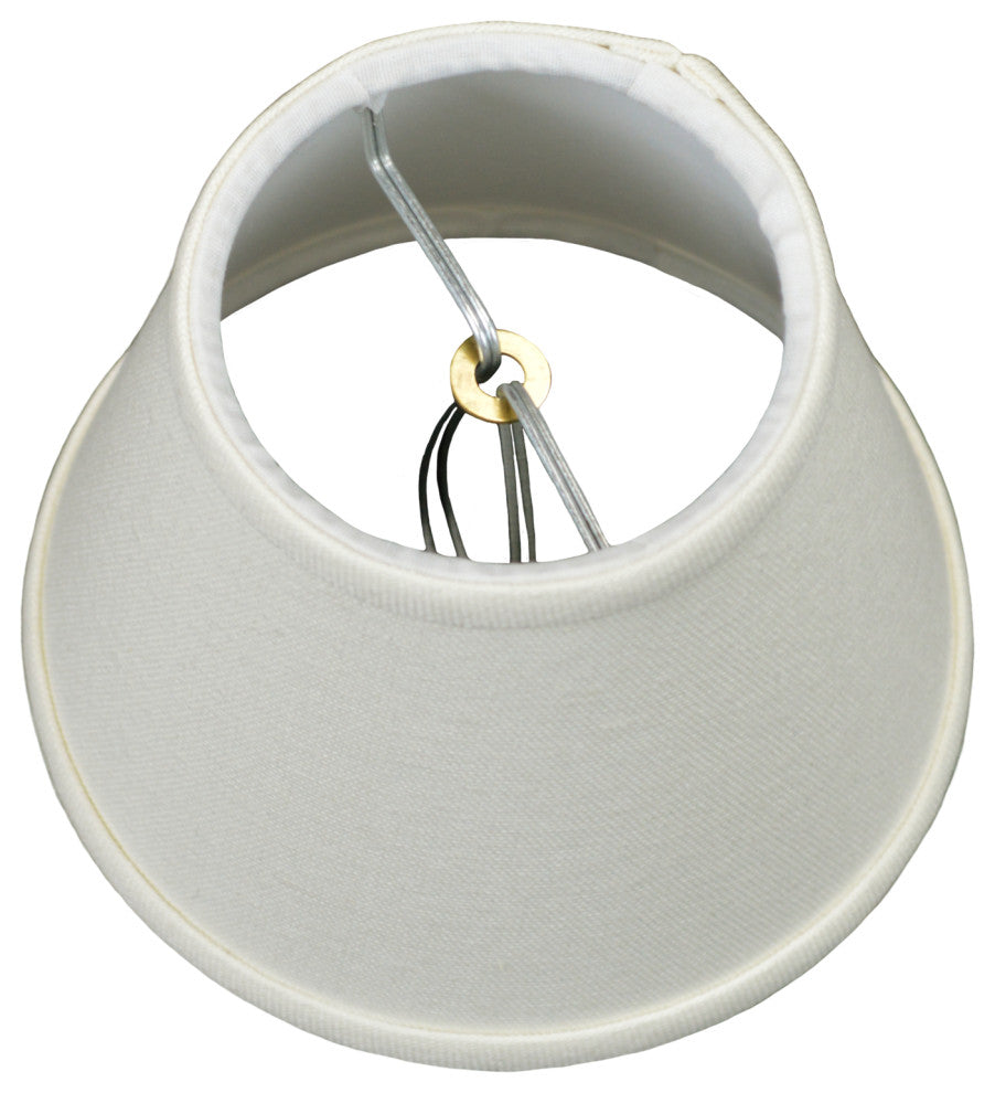 Fenchel Shades 3"x5"x4" Empire Lamp Shade, Linen Cream