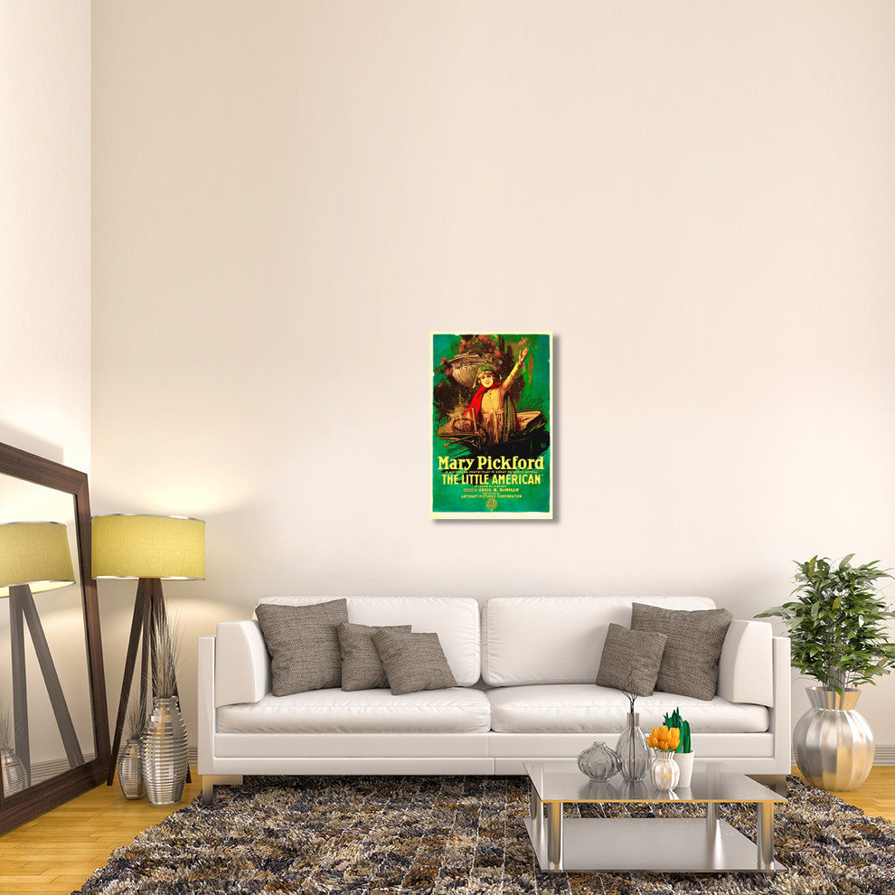 "The Little American" Stretched Canvas Giclee by Hollywood Photo Archive, 24x36"