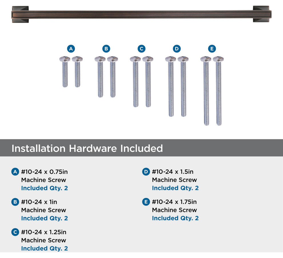 Amerock Mulholland Appliance Pull, Oil Rubbed Bronze, 18" Center-to-Center