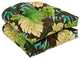 Tropique Green Wicker Seat Cushion, Set of 2