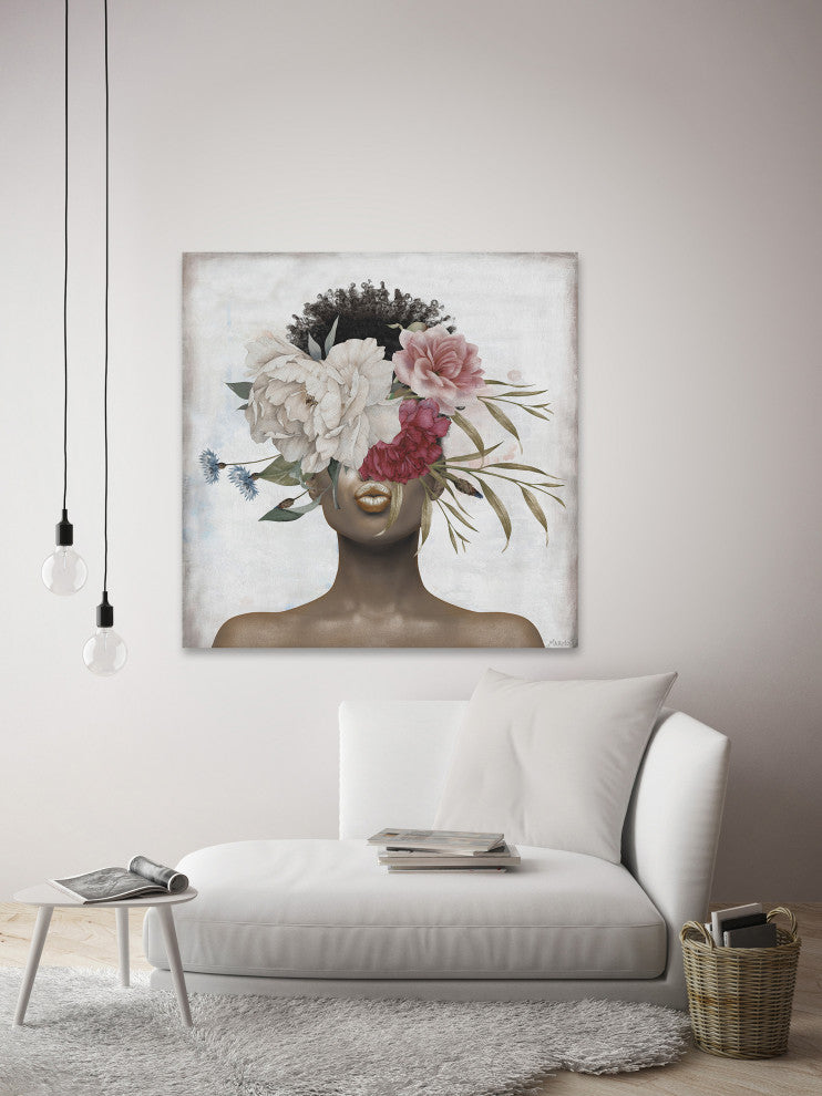 "Just Kiss Me" Painting Print on Wrapped Canvas, 24x24