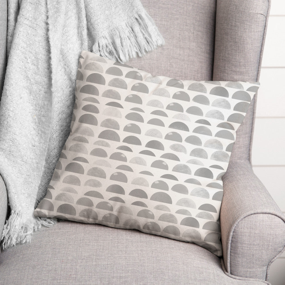 Half Circles 2 16x16 Indoor / Outdoor Pillow
