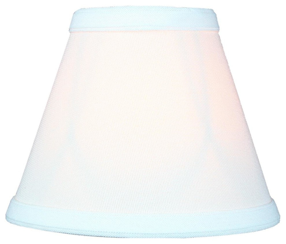Chandelier Clip-On Premium Lampshade 3"x4"x4", White