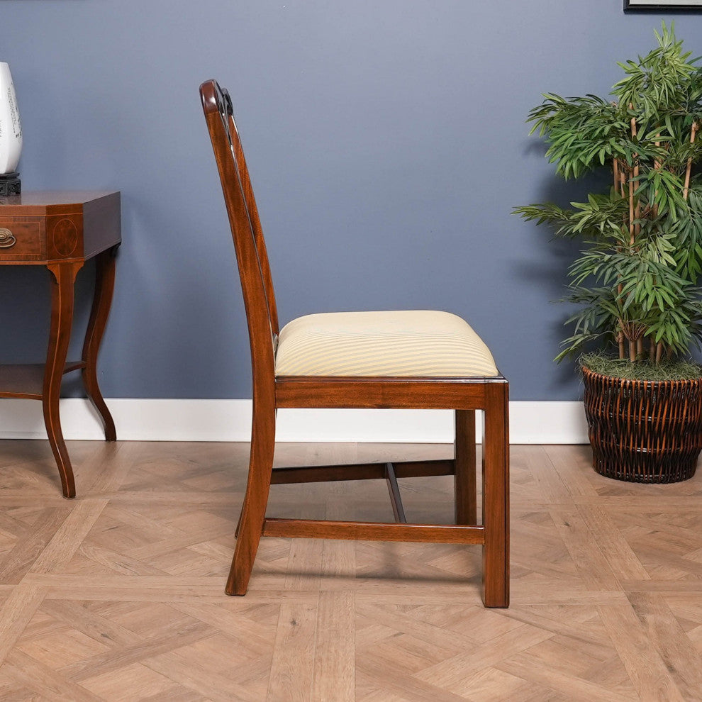 Simple Chippendale Style Side Chair