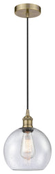 Innovations 616-1P-AB-G124-8-LED 1-Light Mini Pendant, Antique Brass