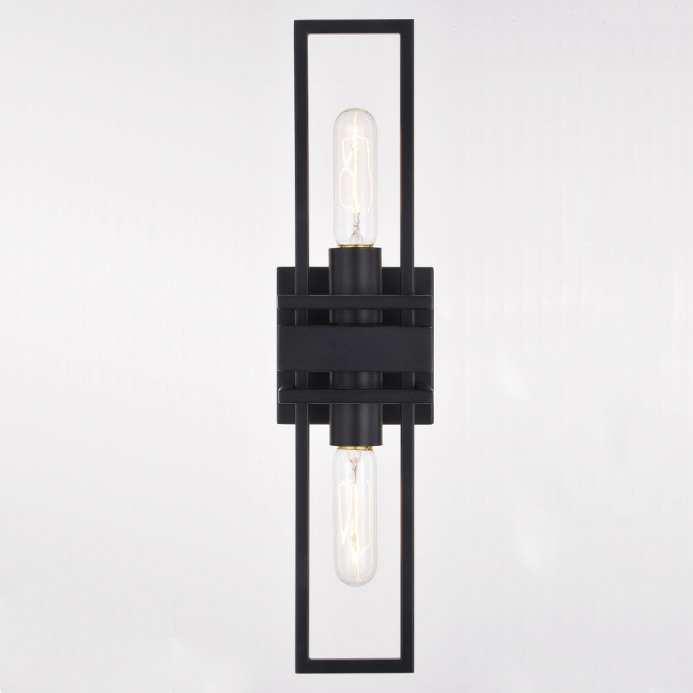 Marquis 2 Light Wall Light Matte Black