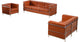 Regal Series Reception Set in Cognac LeatherSoft