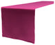 LA Linen Polyester Poplin Table Runner 14"x108", Magenta