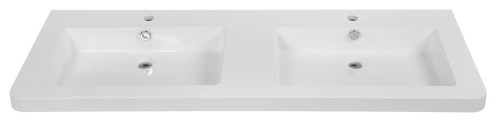 55" Solid Surface Resin Streamline K-0990-55 Vanity Top