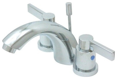 Kingston Brass Mini-Widespread Bathroom Faucet, Polished Chrome