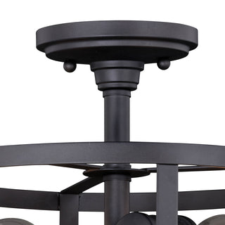 Akron 12" Semi-Flush Mount Oil Rubbed Bronze