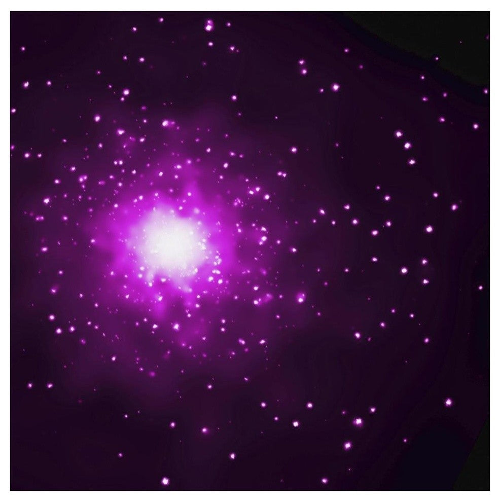 "M60 and M60-UCD1 (Chandra's View)" Digital Paper Print by NASA, 38"x38"