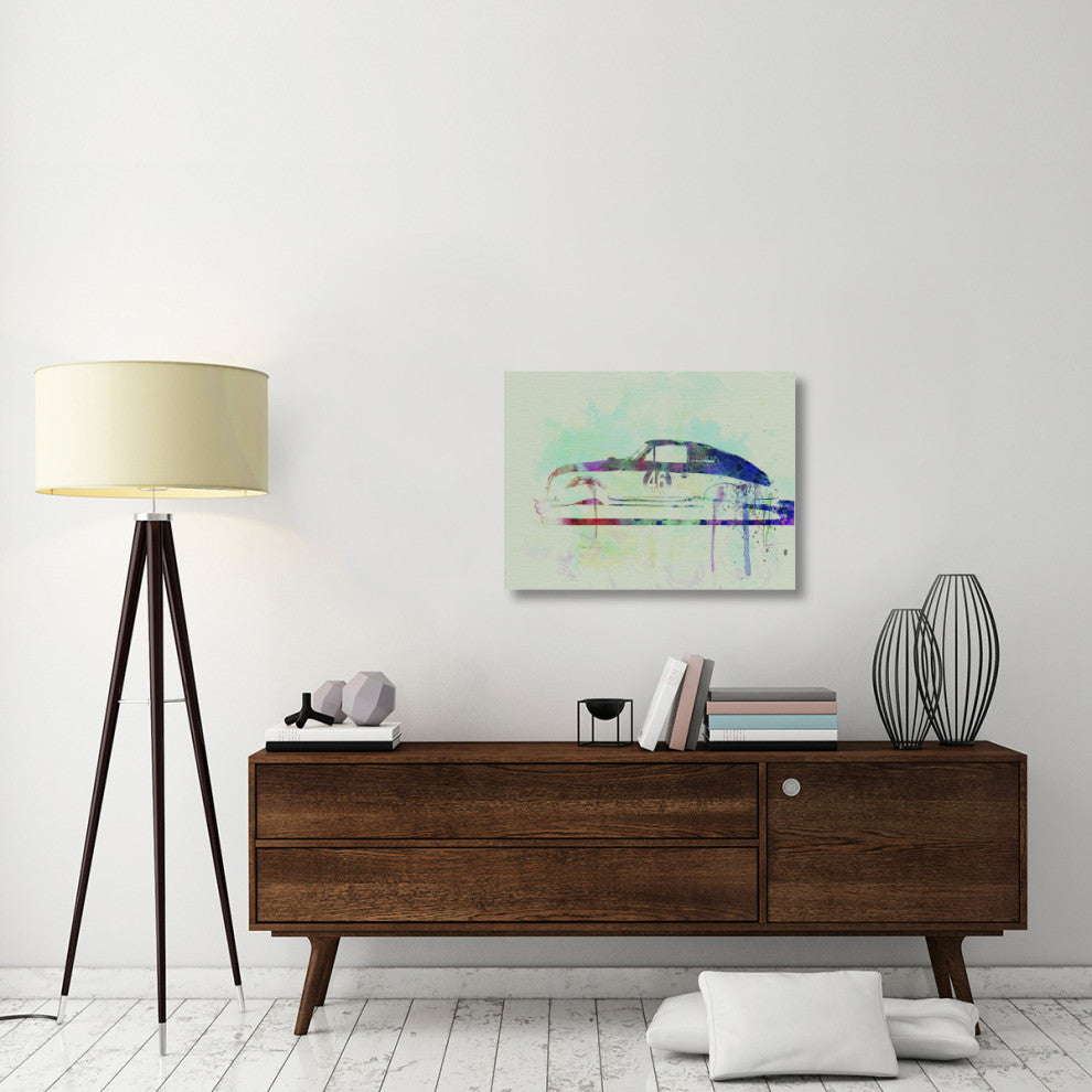 "Porsche 356 Watercolor" Fine Art Print
