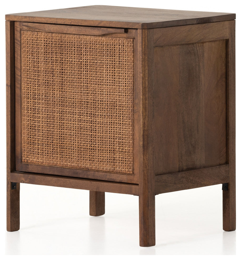 Sydney Left Nightstand-Brown Wash