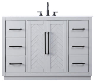 Elegant Lighting VF29048 Chase 48" - Gray