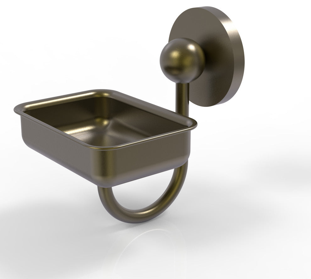 Prestige Skyline Wall Mounted Soap Dish, Antique Brass