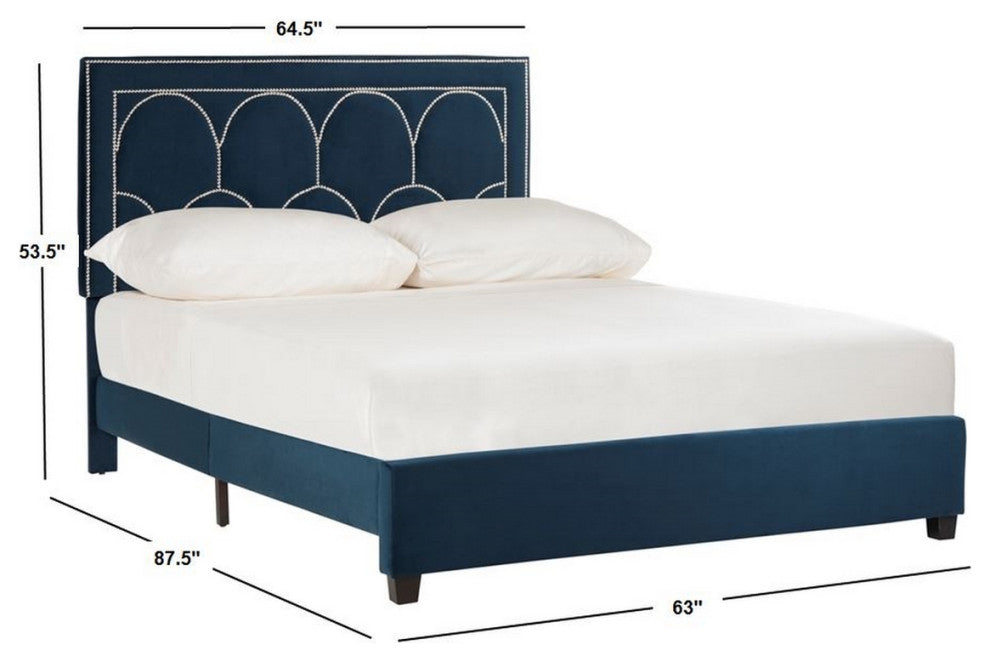 Safavieh Solania Bed, Navy