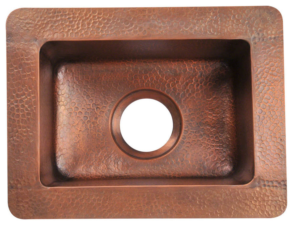 P509 Small Single Bowl Copper Sink