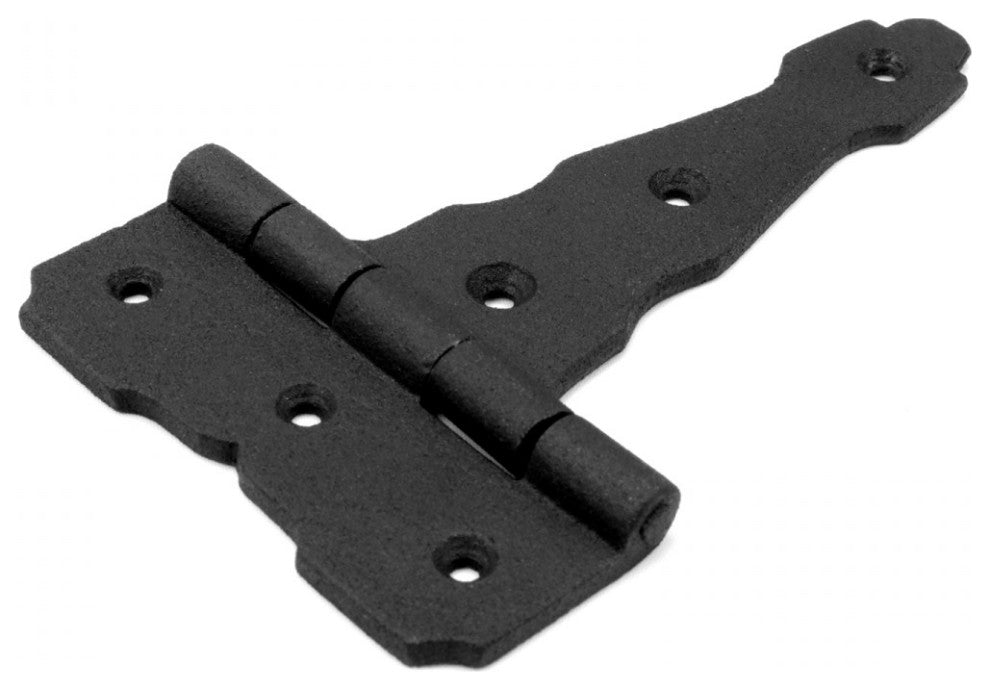 Black Cast Iron T Strap Gate Hinges Rust Resistant Cast Iron Renovators Supply