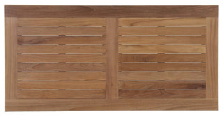 Natural Marina Outdoor Patio Teak Rectangle Coffee Table