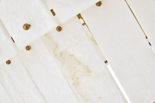 Fredrick Ramond Simone Medium Drum Chandelier, Burnished Gold