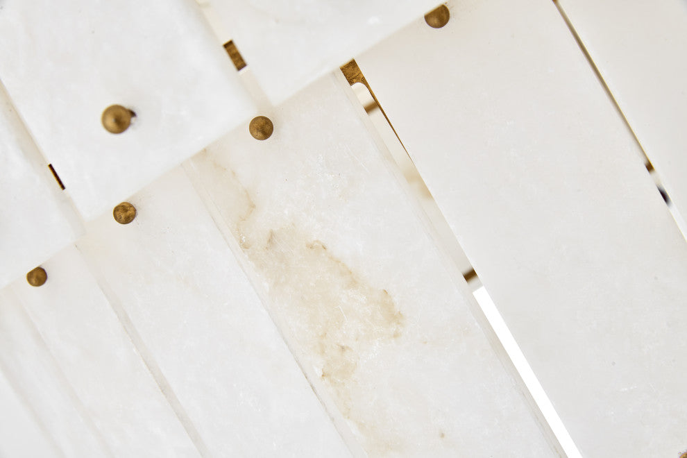 Fredrick Ramond Simone Medium Drum Chandelier, Burnished Gold