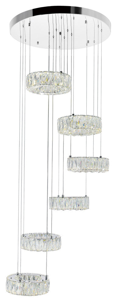 Madeline LED Chandelier With Chrome Finish