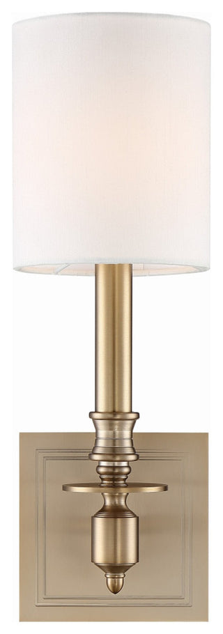 Crystorama Lighting Group LLO-481 Lloyd 14" Tall Wall Sconce - Aged Brass