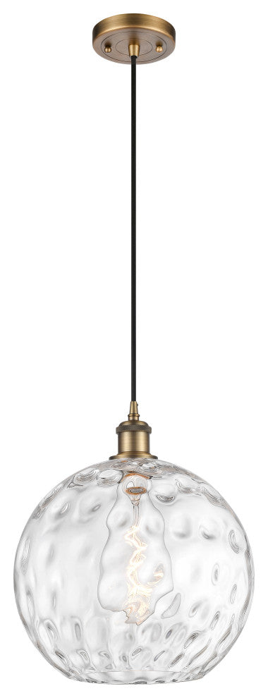 Innovations 516-1P-BB-G1215-12 1-Light Mini Pendant, Brushed Brass
