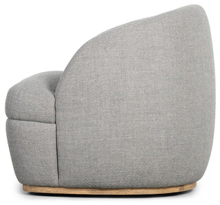 Sandie Swivel Chair-Gibson Silver