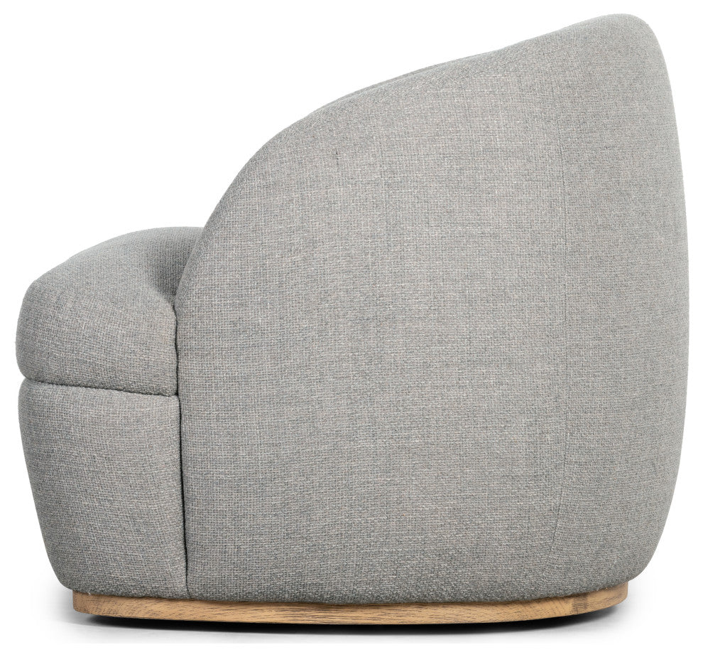 Sandie Swivel Chair-Gibson Silver