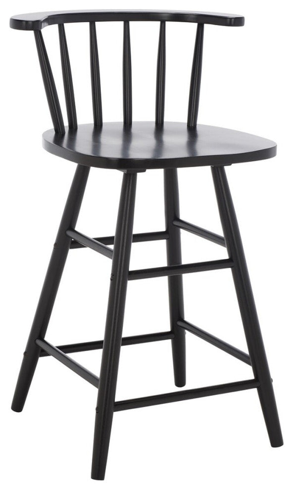 Safavieh Jay Wood Counter Stool, Black