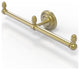 Que New 2 Arm Guest Towel Holder, Satin Brass