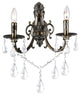 CWI Lighting Brass 2 Light Wall Sconce, With Antique Brass Finish