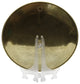 Natural Geo True Love Never Ends Wall Hanging Brass Accent Plate