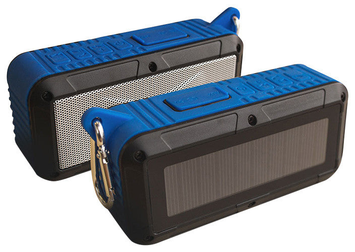 Rayjam Solar Bluetooth Speaker, Blue