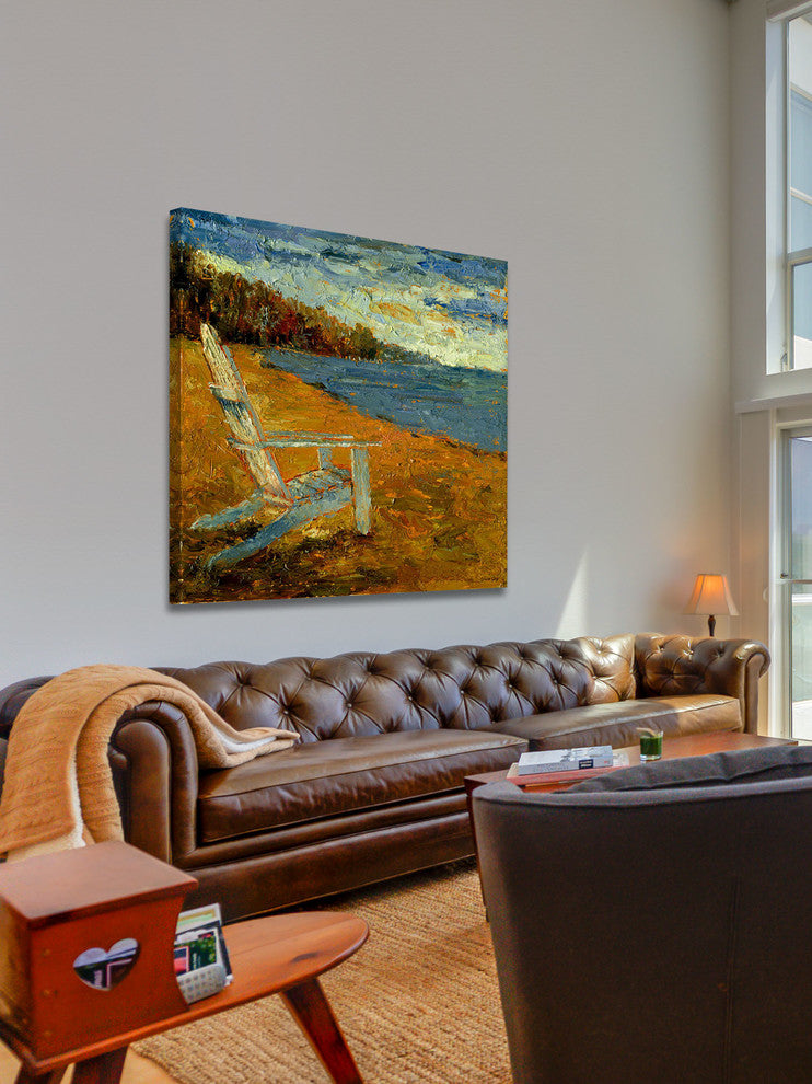 "Shoreline Memories" Painting Print on Canvas by Julie Joy