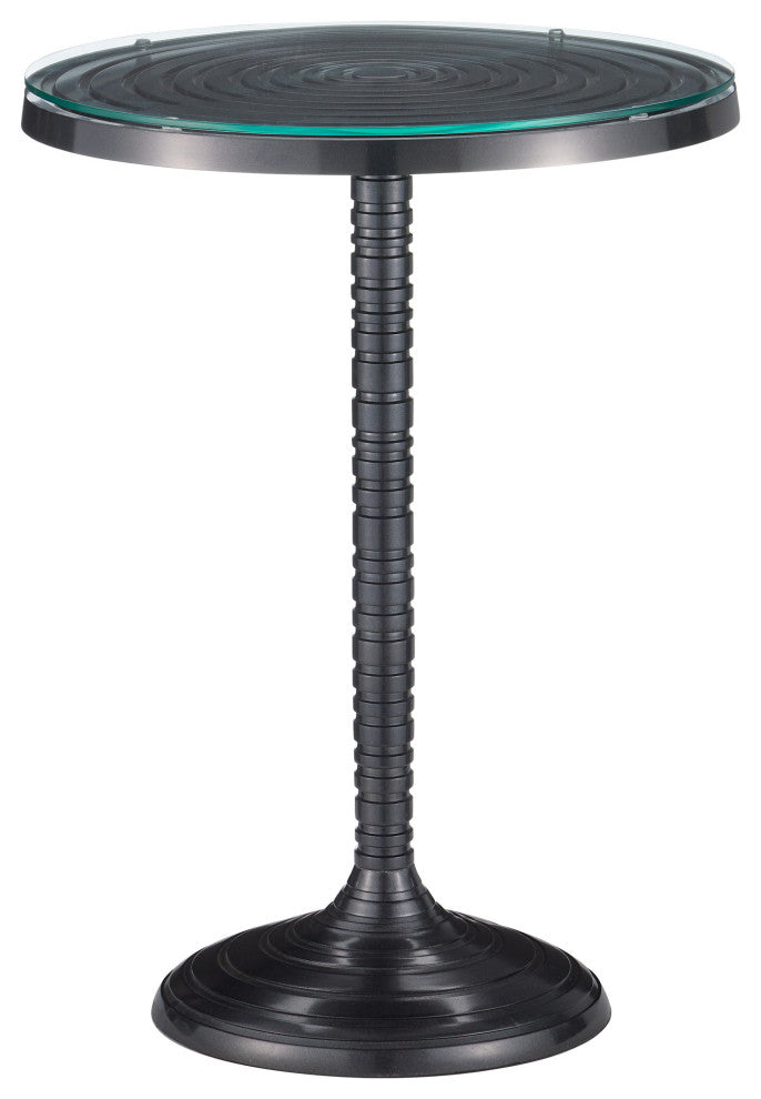 Erno Black Accent Table